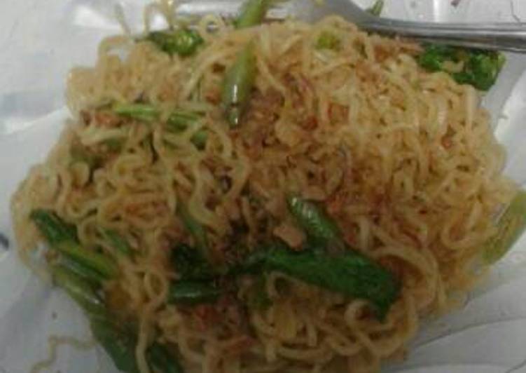 cara membuat Mi goreng sayur