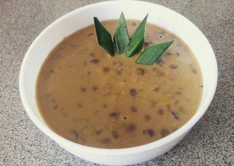 resep lengkap untuk Bubur kacang ijo ala Bumil Kantoran