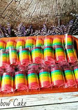 Rainbow Cake Gulung