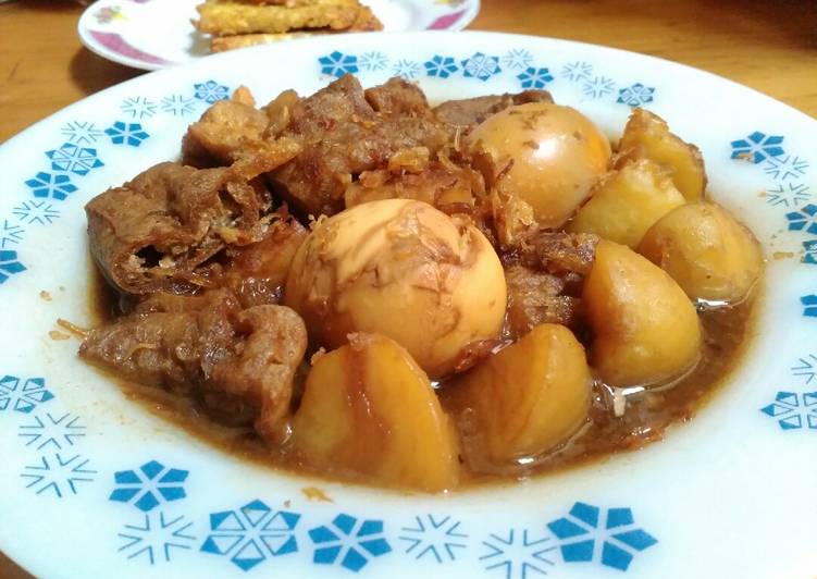 gambar untuk resep makanan Semur telur kentang tahu