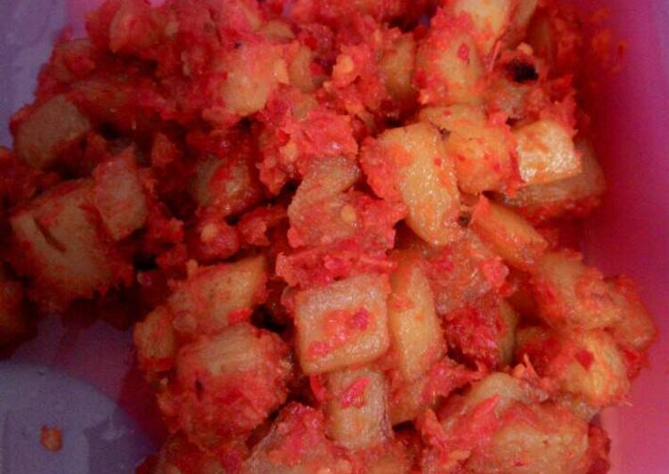 gambar untuk resep Kentang Goreng Balado Pedasss