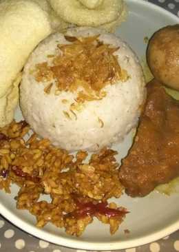 Nasi uduk ricecooker endes