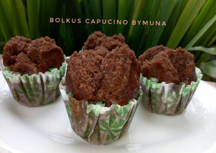 resep makanan Bolkus capucino No mixer no telur