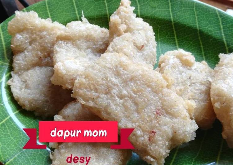 bahan dan cara membuat Gemblong Goreng