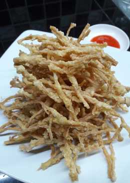 Jamur enoki goreng