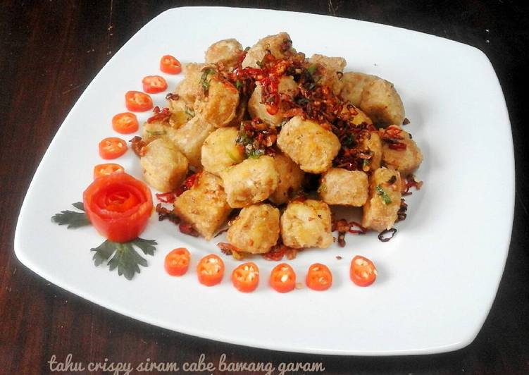 Resep Tahu crispy siram cabe bawang garam Oleh Rose Shanty