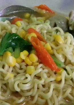 Mie kuah segar pedass