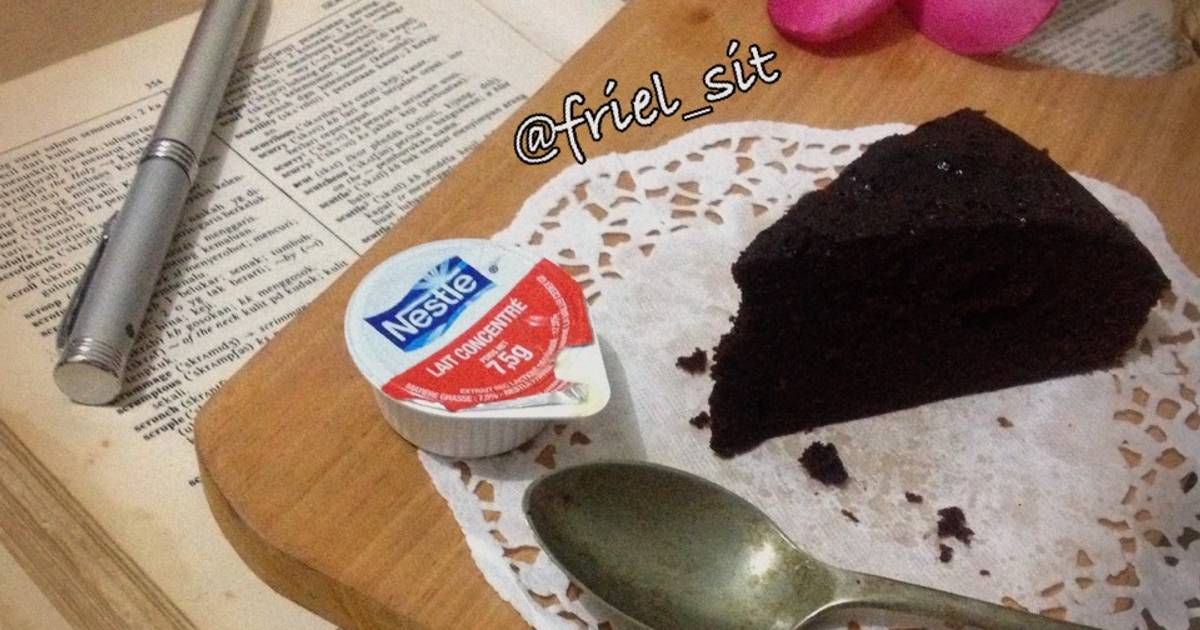 Resep Steamed choco cake, no mixer Resep Steamed choco cake, no mixer