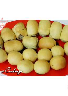 Roti isi Pisang Coklat mudah simpel ga pake ribet ð