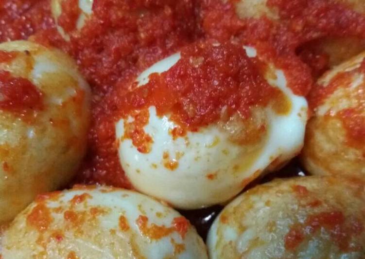 gambar untuk resep makanan Balado telur ayam