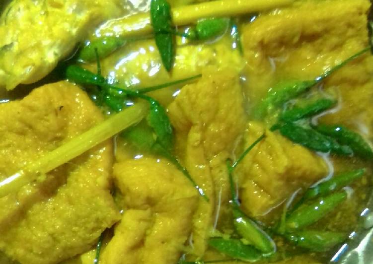 Resep Tempe tahu bumbu kuning Oleh EFi Nurchayati ( Mendo@nget)