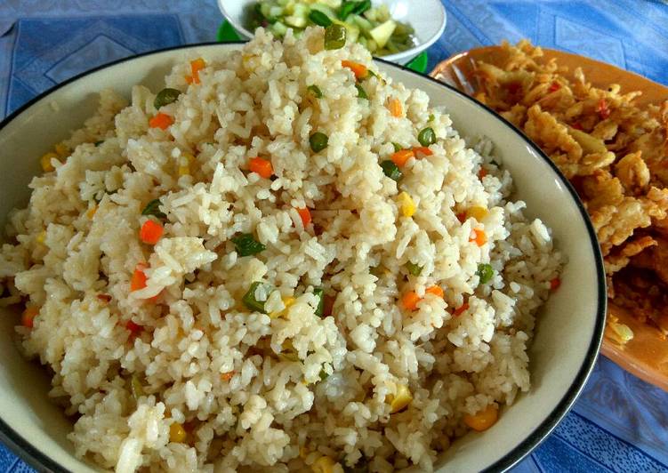 resep lengkap untuk Nasi Goreng Hainam