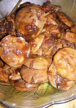 Semur jengkol ala-ala.