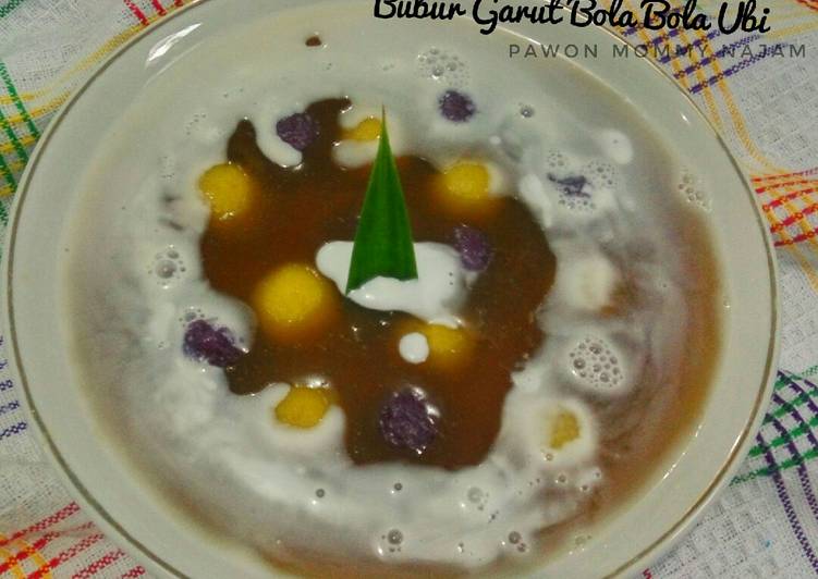 Bubur Garut Bola-Bola Ubi #kamismanis foto resep utama