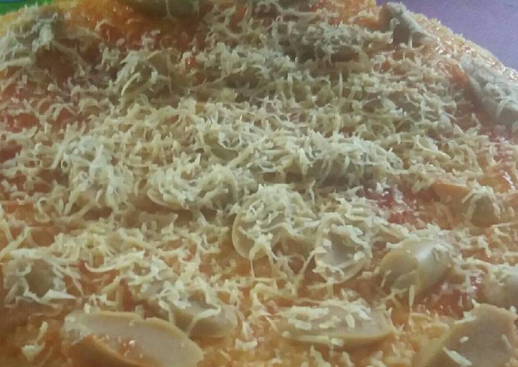 Resep Pizza dari nasi sisa By Nasrah Amir