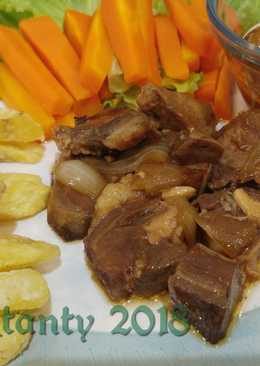 Lidah Sapi Saus Inggris