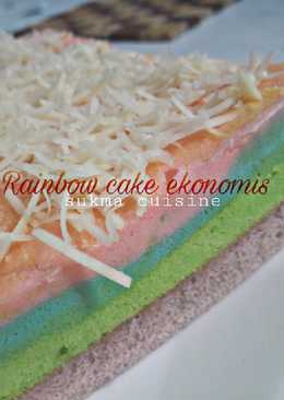 Rainbow cake ekonomis