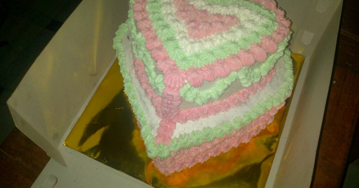 Resep Wedding cake full cream sederhana