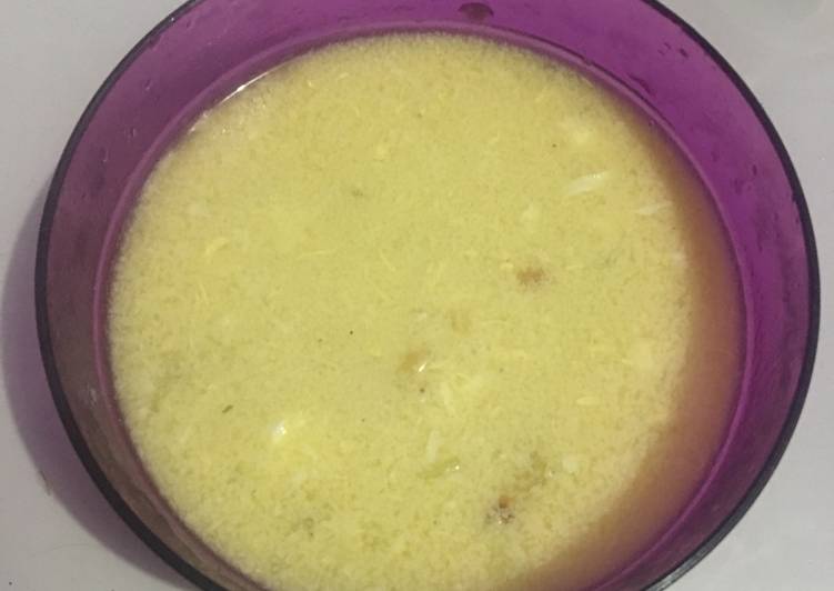 Resep Cream soup ala anak kos Dari Iga Sanubari