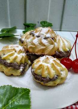 Kue soes vla coklat yg super yummy