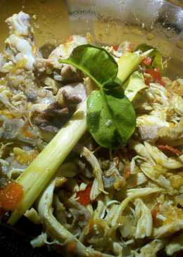 Ayam suwir daun jeruk