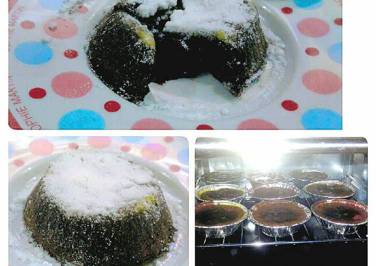 resep makanan Molten choco lava cake