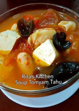 15. Vegetarian Soup Tomyam Tahu
