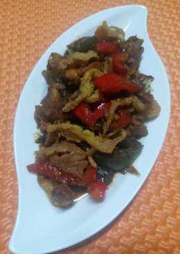 Ayam jamur paprika