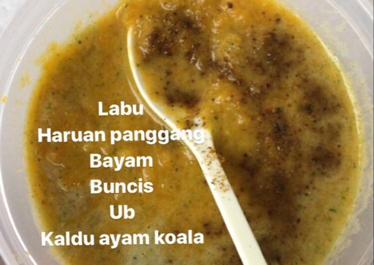 gambar untuk resep Bubur Labu Ikan Gabus Mpasi 7m+