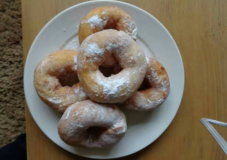 resep lengkap untuk Donat kentang