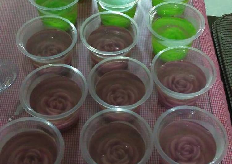 resep Puding kaca