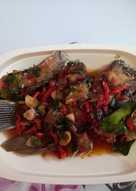 Gurame saus padang daun jeruk