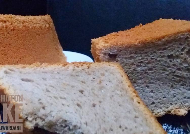 resep lengkap untuk Milo Chiffon Cake