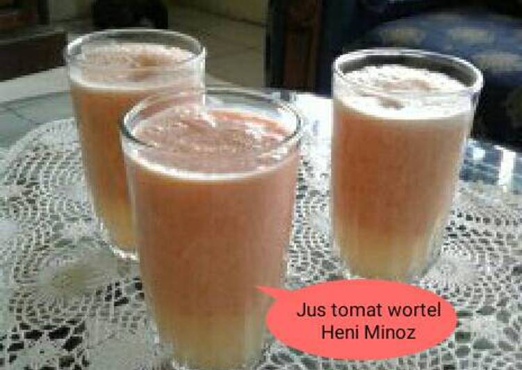 resep Jus tomat wortel ????