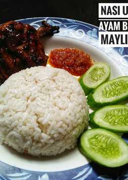 Nasi Uduk Ayam Bakar #PR_BukanNasiBiasa