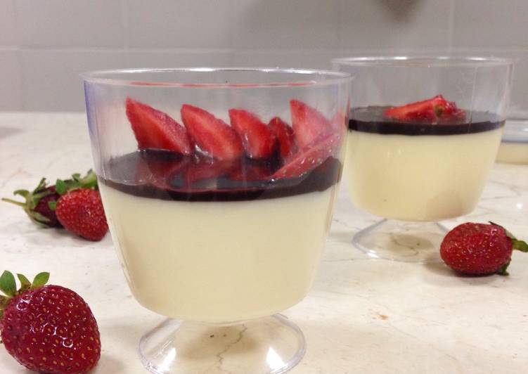 gambar untuk resep makanan Panna cotta (italian dessert)