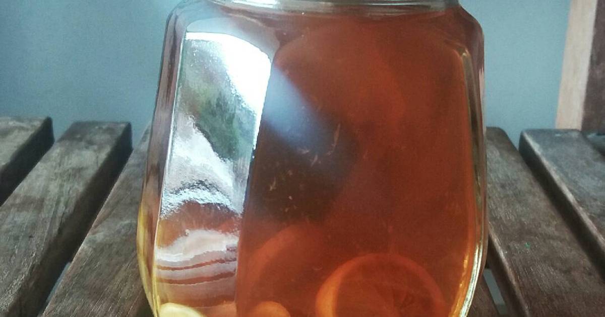 Resep Infus Water Lemon Tea