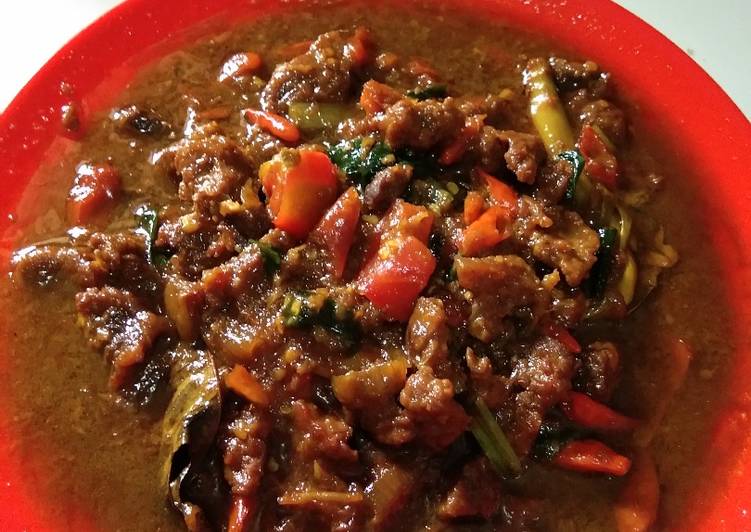 resep makanan Tongseng sapi pedas