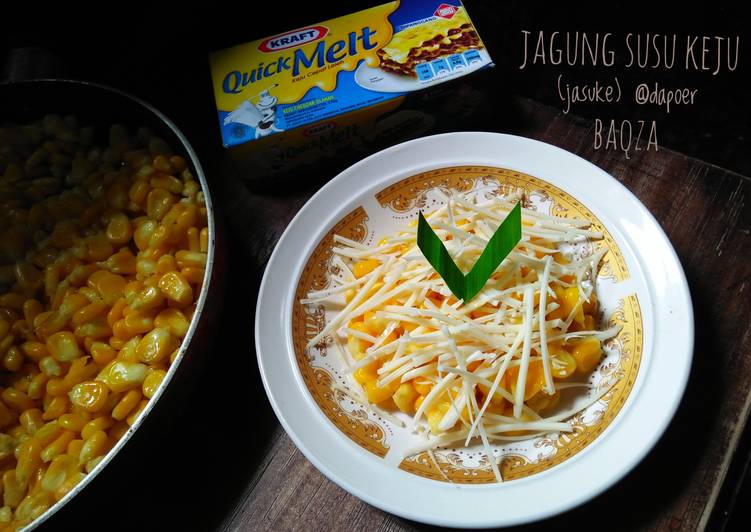 bahan dan cara membuat Jagung Susu Keju (JASUKE)