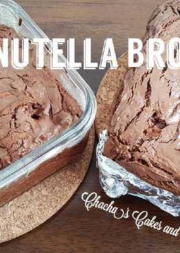 Easy fudgy nutella brownies (no mixer)