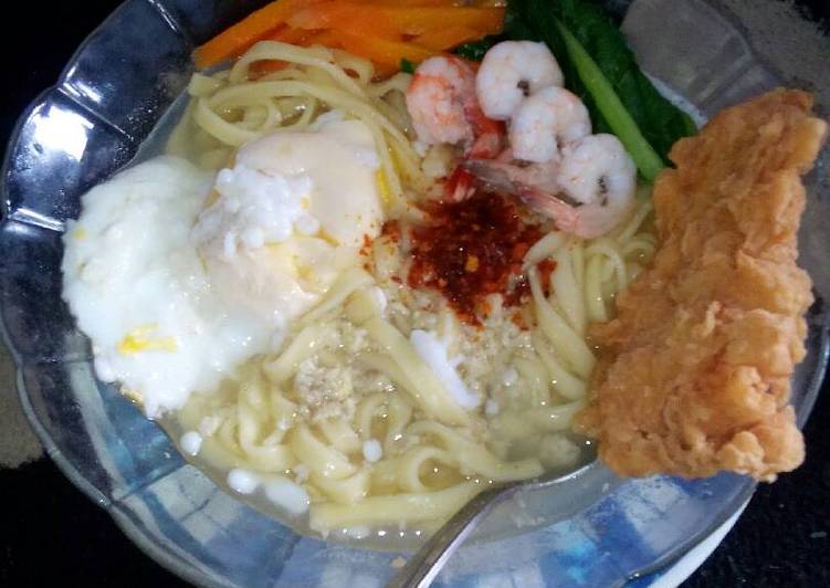 bahan dan cara membuat Mie Ramen ala ala resto