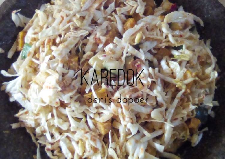 resep lengkap untuk Karedok