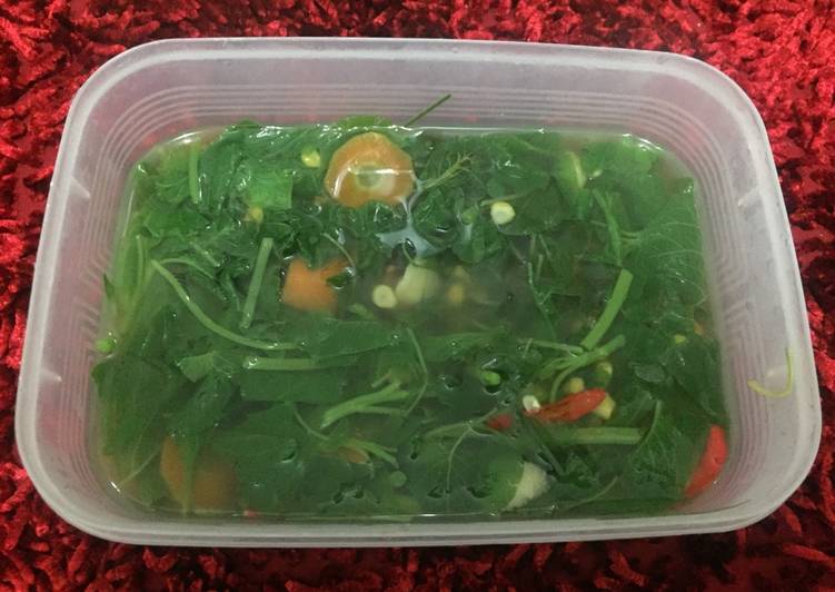 Resep Sayur bayam wortel jagung Dari Annie Fitria