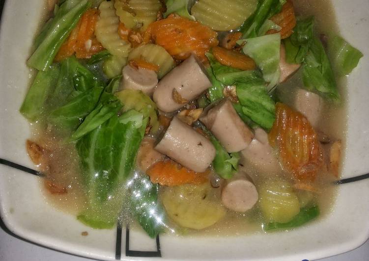 Sop sosis ayam