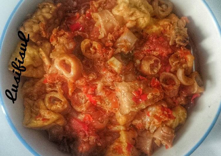 gambar untuk resep Tumis Cumi Tahu Tempe Taliwang