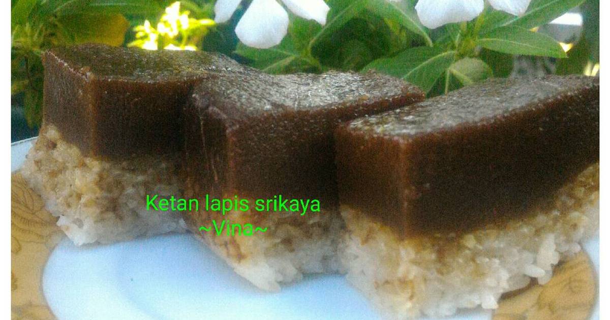 Resep Ketan lapis srikaya oleh Hervina Herman - Cookpad