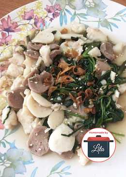 Kangkung cah dory baksoÂ #homemadebylita