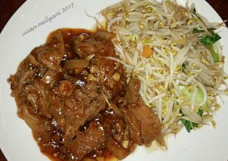 Resep Beef teppanyaki ?? By Susan Mellyani