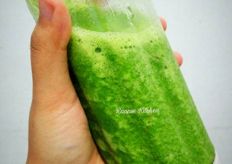 cara membuat Green Juice (Jus Sayur n Buah)