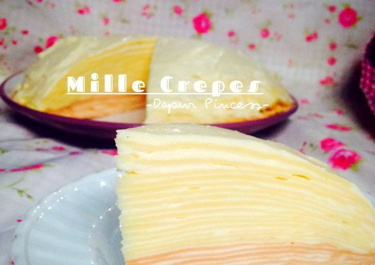 Resep Mille Crepes with Creamcheese By Rindaags @DapurPincess